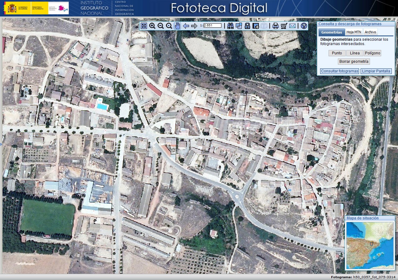 Ortofoto PNOA 2012